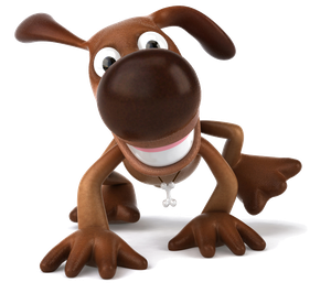 Playful dog
