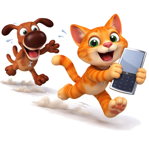 Book now mascot